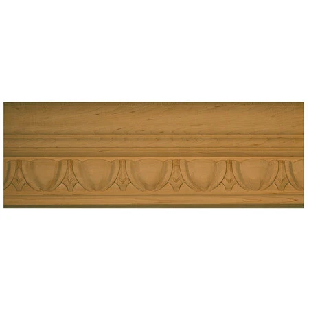 OSBORNE WOOD PRODUCTS 74659.96RW 4 1/8 x 4 3/8 x 96 Carved Egg and Dart Crown