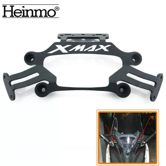 Stand Holder Phone GPS Plate Mirror Bracket For YAMAHA XMAX125 300 250 2017-2020