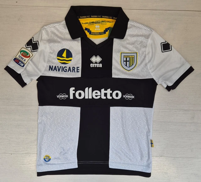 Maillot Parma Calcio Erreà Domicile 2017/2018 - Serie B - AON - Neuf