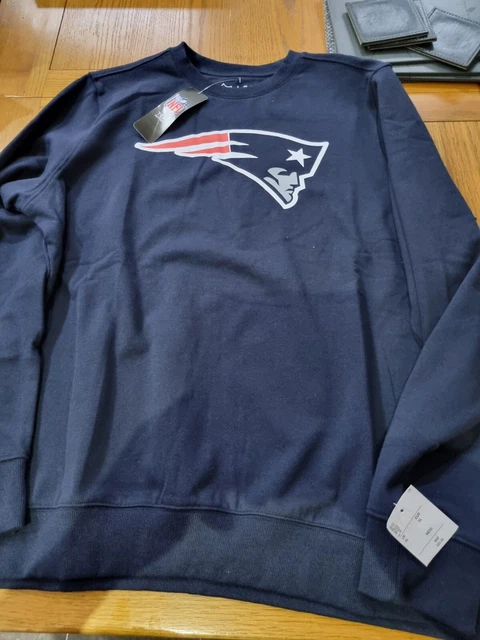 Size XL New england patriots Sweatshirt Men's blue  NFL official BNWT RRP £45