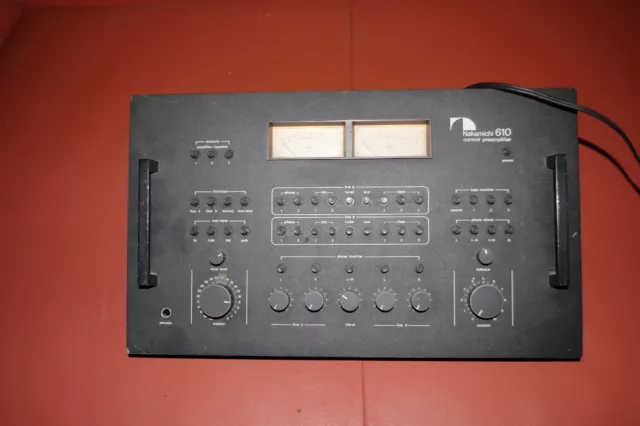 Nakamichi 610 Stereo Control Preamplifier (Very Rar)