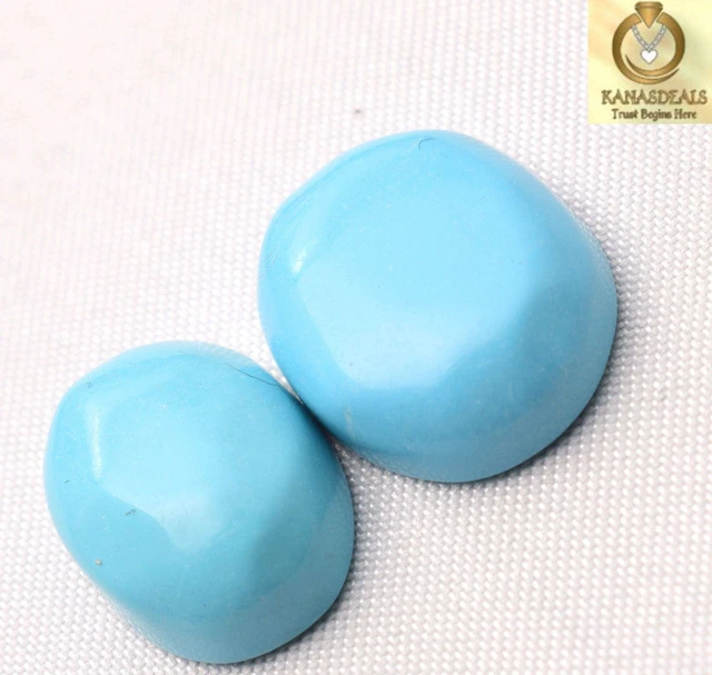 12.1 Cts Larimar Cabochon Loose Gemstone Spectacular 14*10 mm CTS-91193