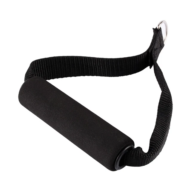 Resistance Fitness Band Handle, 70kg Load Capacity Black Fitness Pull Handle Replacement Heavy Duty for Yoga for Strength Training