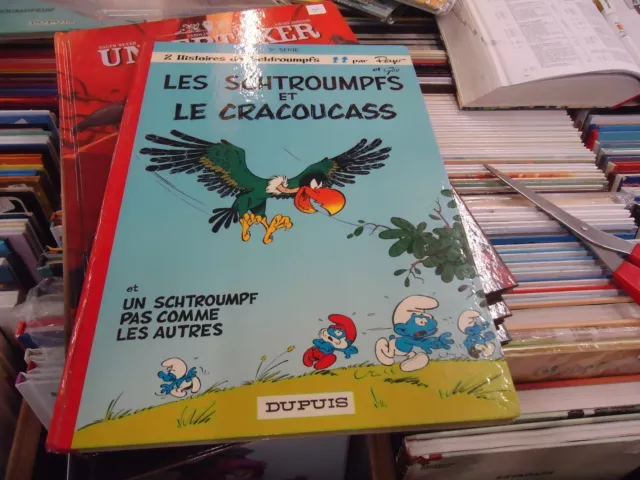 Les Schtroumpfs Et Le Cracoucas   Dupuis Dos Rond 1969  Cote 30 Eur