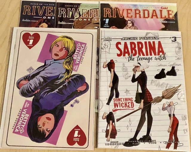 Archie Forever VARIANTS LOT Riverdale #1 one-shots Betty & Veronica 1 Sabrina