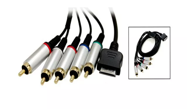 Cable Vídeo A 5 Componentes Av Para Sony Psp Go