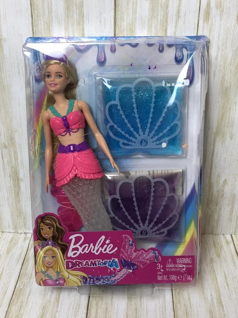 Barbie dreamtopia slime mermaid doll with 2 slime packets 2025