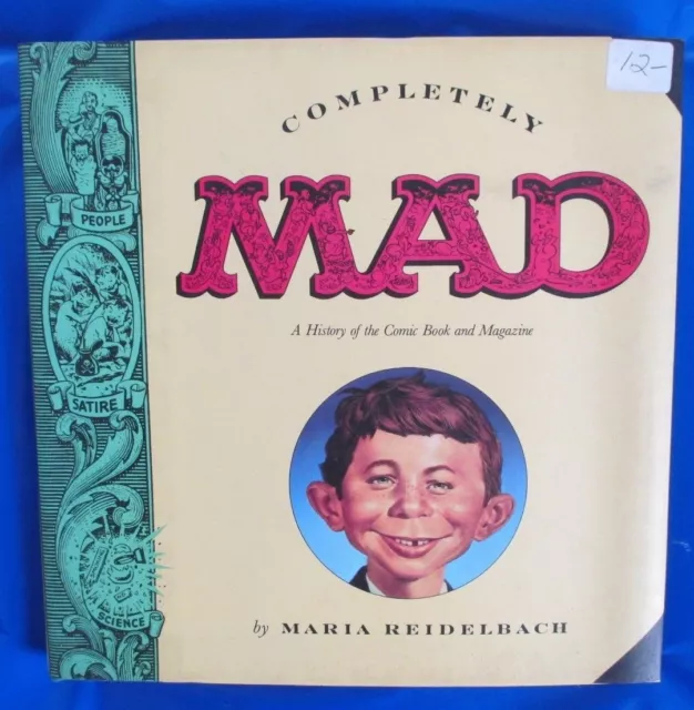 1991 Completely MAD Comic Book & Magazine History HC/DJ by Maria Reidelbach FN