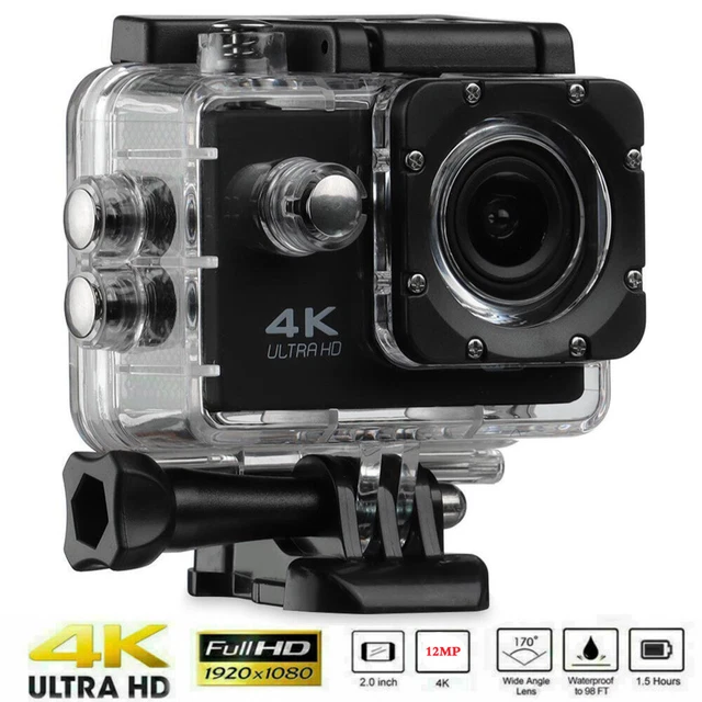 4K 2'' Ultra HD 1080P Sport WiFi 12MP Cam Action Camera DV Video Recorder Go Pro