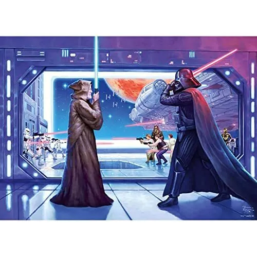 Puzzle Schmidt - Thomas Kinkade: Disney Star Wars Obi Wan`s Final Bat Puzzle NEW