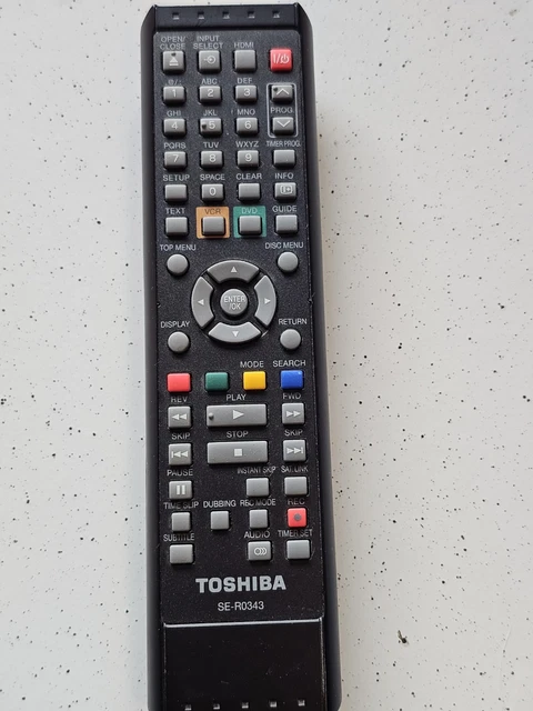 Télécommande D'origine Pour Magnétoscope Toshiba VT-747F - Occasion - Garantie 6 Mois