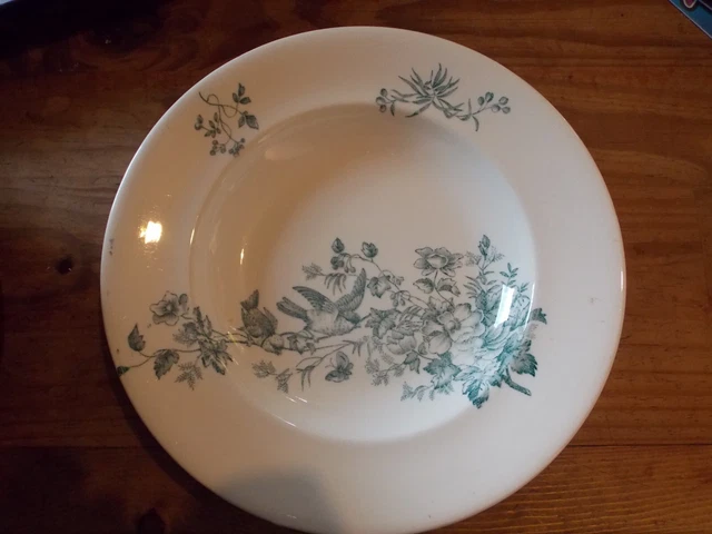 Assiette creuse Longwy modèle Mignon