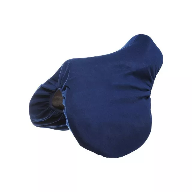 EQUITHÈME Sattelschoner, Sattelbezug aus Polarfleece navy & black