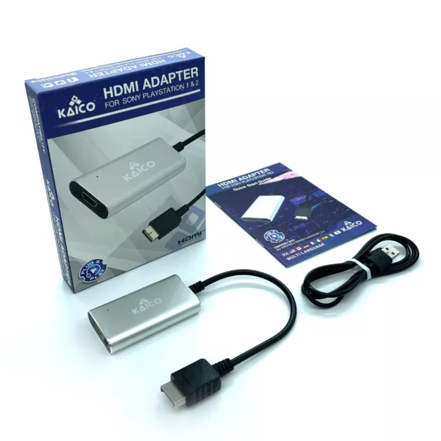 For PS2 to HDMI Adapter Audio Video Converter HD TV Cable for Sony Playstation  2