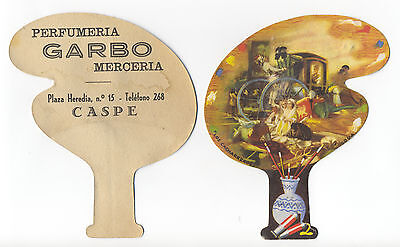 CASPE. Año 1950 Pay Pay de cartón de tipo PUBLICITARIO "Los Cacharreros". Goya.