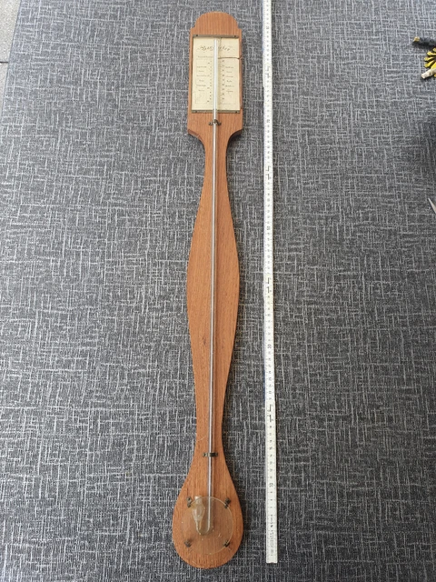Altes funktionsfähiges Quecksilber-Barometer geschätzt 80-100 Jahre alt. TOP !!!