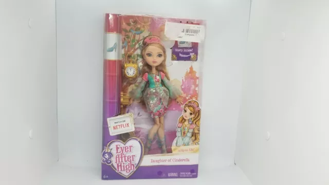 Ever After High Ashlynn Ella Daughter of Cinderella Poseable Doll 12” EUC 