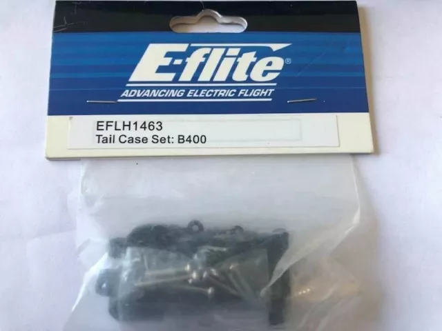 E-Flite Eflh1463 Blade 400 Tail Case Set For R/C Helicopter Horizon Hobby Spare