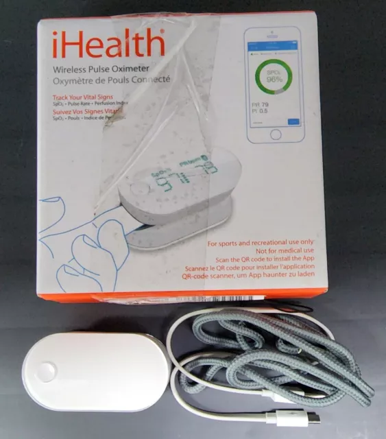 IHealth Air Wireless Pulse Oximeter PO3 Bluetooth IOS and Android 2