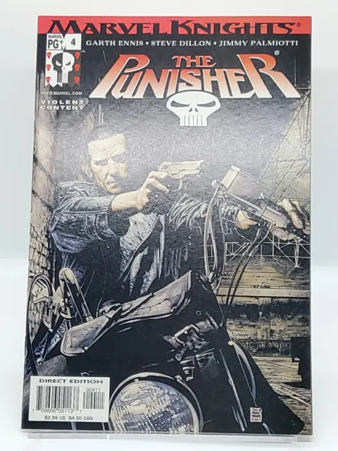 The Punisher #4 VF/NM Ennis Dillon Marvel Knights 2001