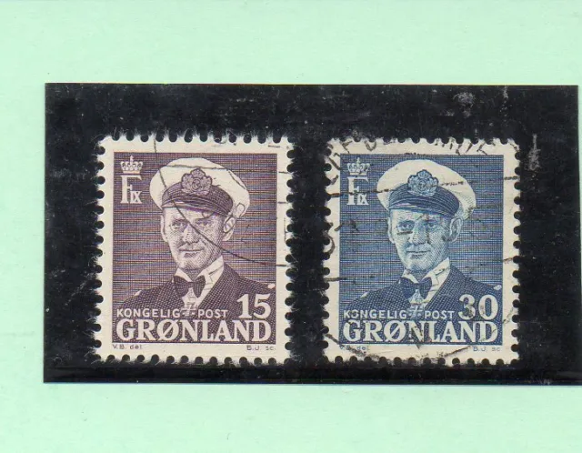 Groenlandia Personajes Valores del año 1950-59 (DN-797)