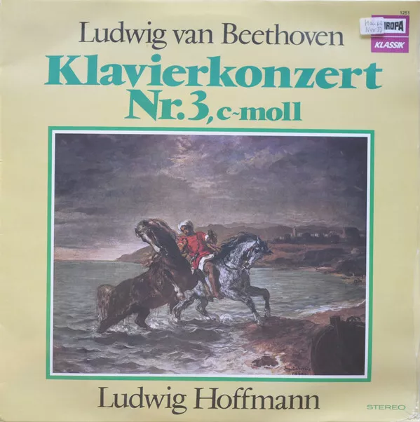 Ludwig van Beethoven, Ludwig Hoffmann - Klavierkonz LP Vinyl Scha