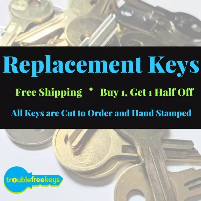 HON 125E File Cabinet Eplacement Keys: 2 Keys