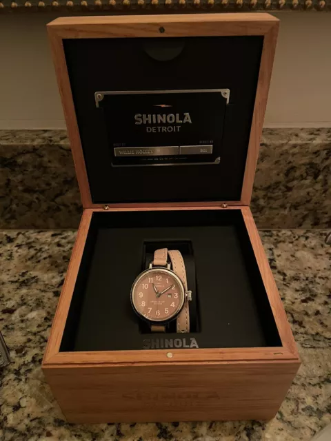 Shinola Double Birdy Women’s Watch 34mm (barely worn)