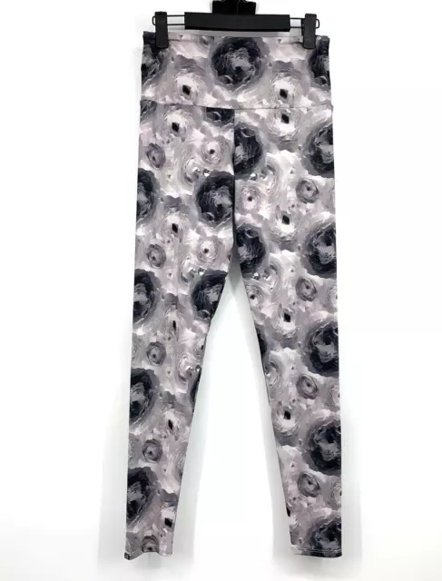 Onzie Flow Leggings Womens Size M/L Hot Yoga Marble Printed High Rise Pull On