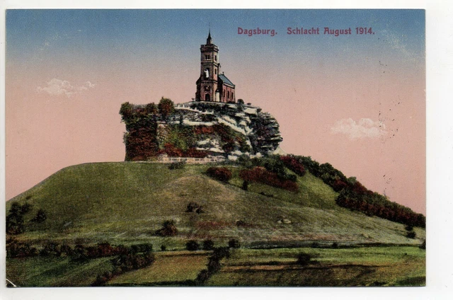 DABO Moselle CPA 57 the Rock - German map