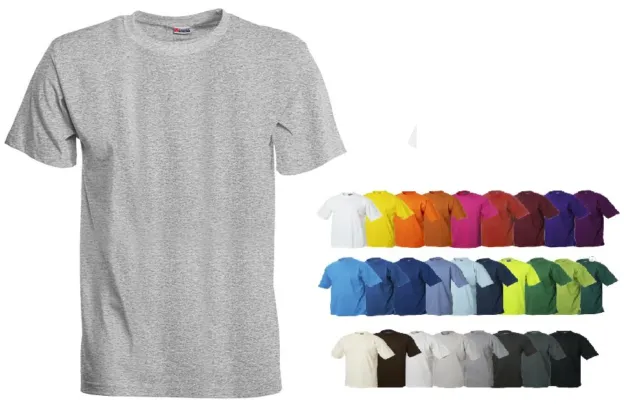T-Shirt Uomo Donna Unisex Girocollo   Cotone Indeformabile  S Alla 7Xl 029320