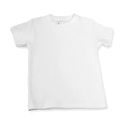 Baby Jay 100% Cotton White Round Neck Short Sleeve Tee T-Shirt Boy Girl -333519