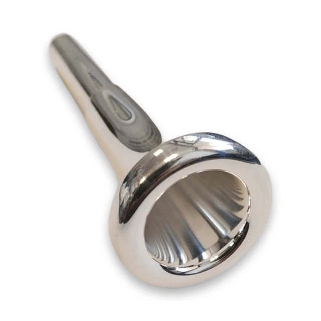 JC Custom French Horn Mouthpiece - Size 17v - Finished in Silver