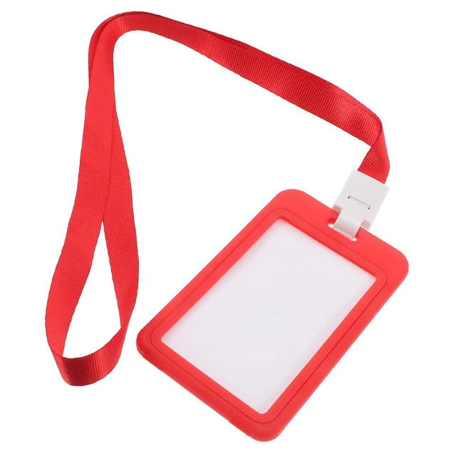 1 set di porta badge con porta carte d'identità cordino porta badge insegnante