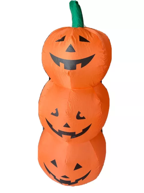 Halloween Inflatable Pumpkins 4ft Tall Jack-O-Lanterns Yard Decor Haunted House