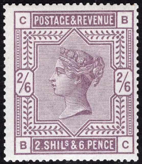 GB-Sg 178 2/6 Lilac.  A superb lightly mounted mint example