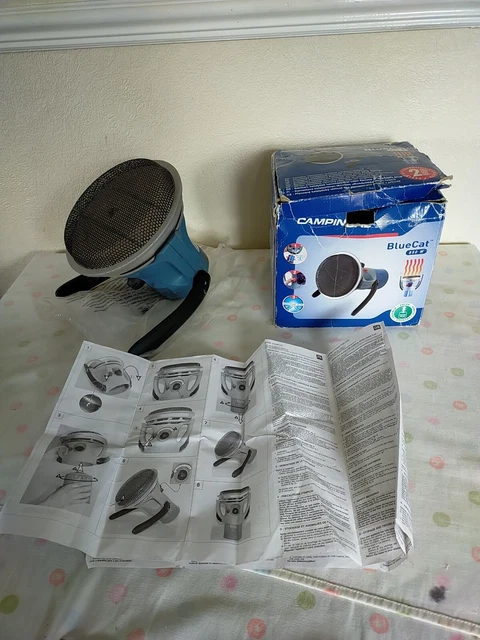 CAMPING GAZ BLUE CAT 850w Flameless Catalytic Heater Perfect For Fishing  Camping £69.99 - PicClick UK