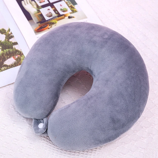 New Memory Foam U Shaped Travel Pillow Neck Head Back Support Rest Cushion 8