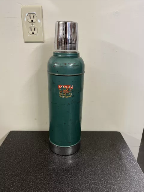 Rare Vintage 1920s STANLEY SUPER VAC Thermos Bottle