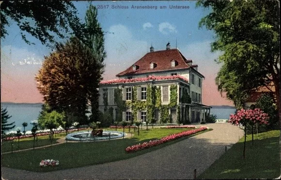 Ak Salenstein Kanton Thurgau, Schloss Arenenberg am Untersee - 3652026