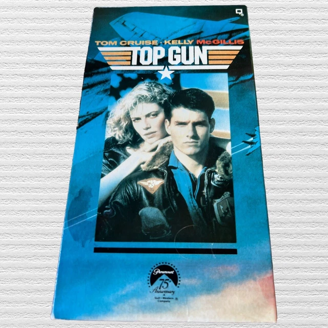 TOP GUN VHS Band 1987 Tom Cruise Kelly McGillis Val Kilmer Anthony