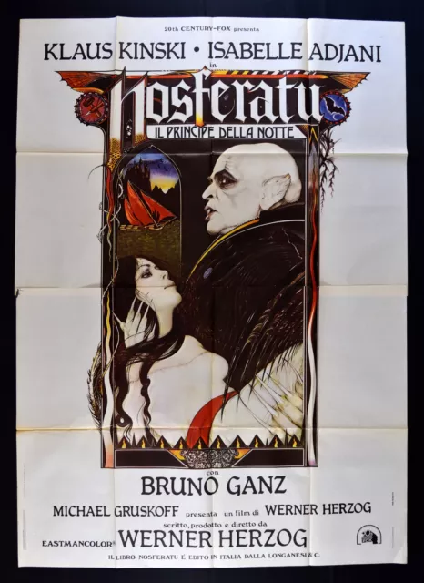 Manifesto Nosferatu Herzog Kinski Adjani Phantom Nacht Dracula The Vampire A268