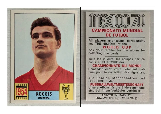 1970 - Panini - Mexico 70 World Cup - Pelé - International (black / red