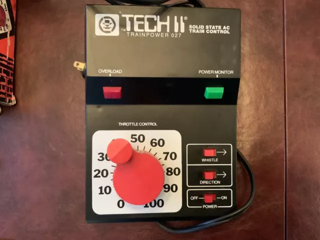 TECH II Trainpower 027 AC Solid State Direction & Whistle Controller 2