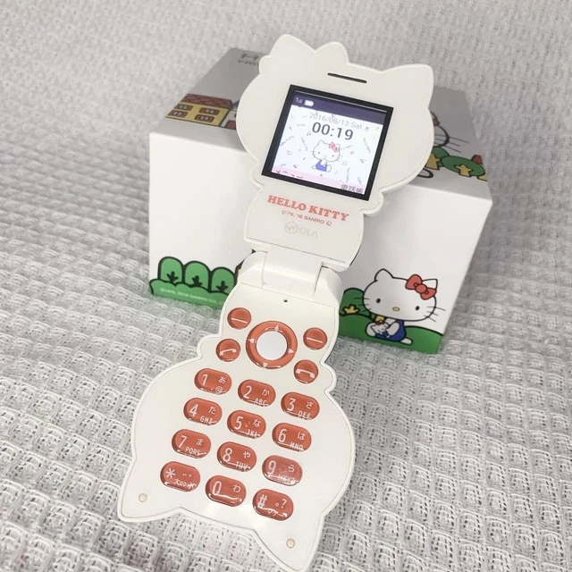 HELLO KITTY CDMAONE Pink Vintage Flip Phone KDDI Japan 2001
