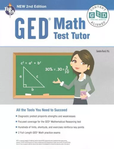 GED Math Test Tutor, for the 2024-2025 GED Test, 2nd Edition Al... 9780738612102