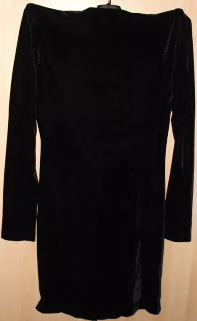 Motel Rocks Locato Black Velvet Dress BNWT Size: Large