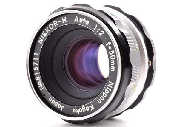 Exc+++ Nikon Nikkor H Auto Non Ai 50mm f/2 Standard Lens MF Manual From Japan