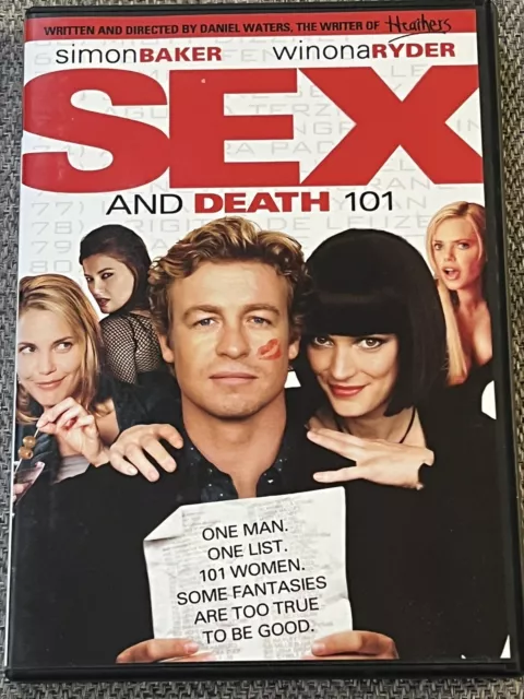 SEX AND DEATH 101 (Anchor Bay) - DVD - Simon Baker Winona Ryder $12.05 ...