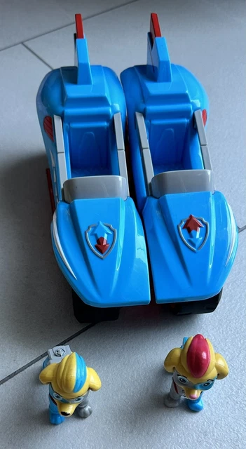 PAW PATROL MIGHTY Pups Fahrzeuge Ella Und Tuck Split Motorrad EUR 65,00